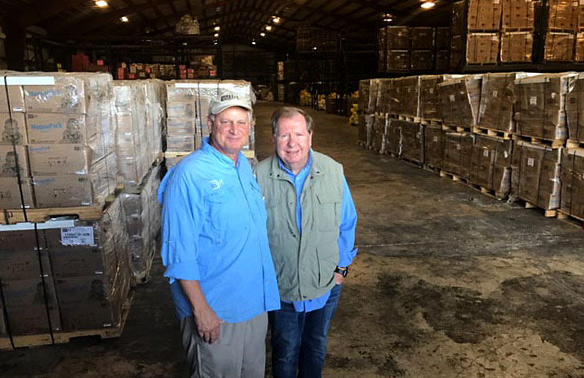Mark Crea and his team visited the Love A Child Kingdom Connection Food Distribution Center.