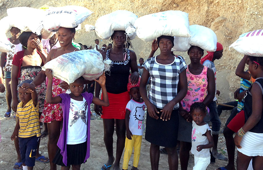 We visited the village of Nangad, one of Haiti’s poorest areas.