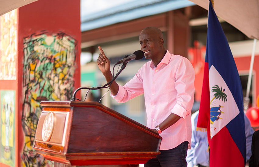 We welcomed Président Jovenel Moïse the new president of Haiti 