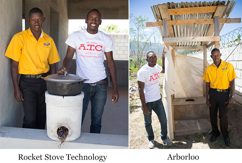 Our Appropriate Technologies initiative produced several options to the Haitians to improve the environment in which they live.