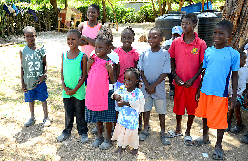 Some of Madamn Adeline's orphans.