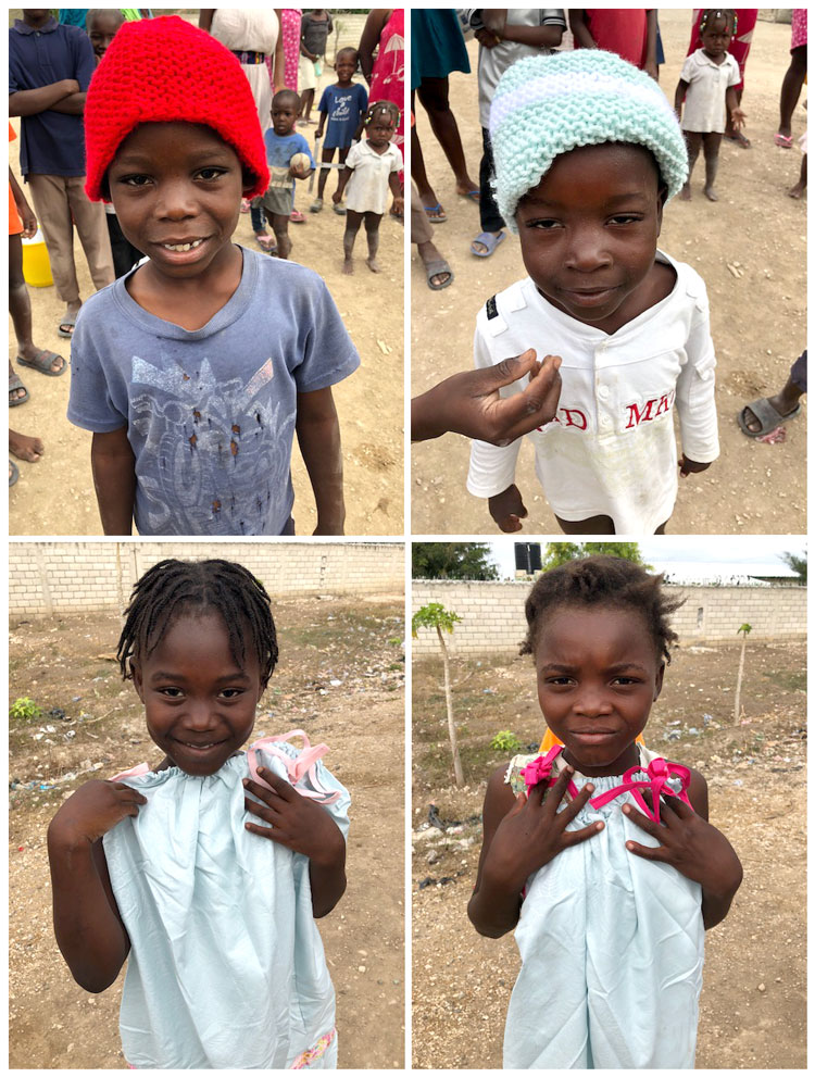 New clothes for the poor Haitian children:  1-10-18  8:00 AM