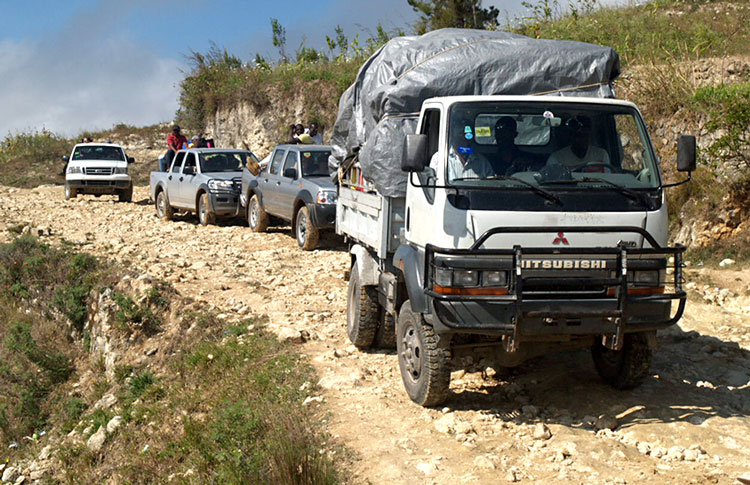 Ready for the Mobile Medical Clinic in Peyi Pouri:  1-19-18  1:45 PM