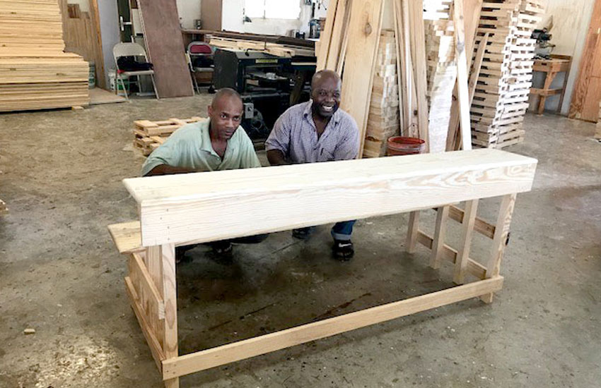 These building projects in Haiti also employ local laborers and create jobs!
