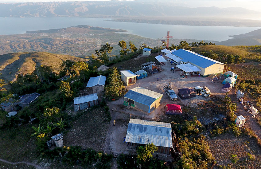  The Love A Child Mobile Medical team has set up an entire medical facility in the middle of nowhere.