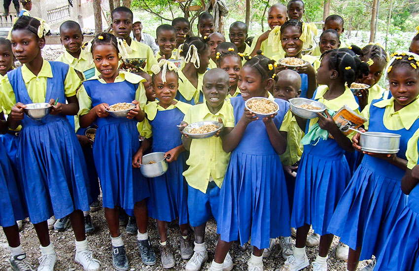 Through our Child Sponsorship Program, we feed over 8,500 children in all our Love A Child schools.