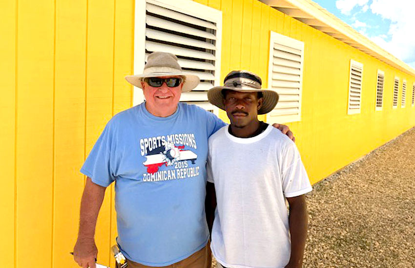 Mark has trained his Haitian construction crew over the years to become first-class builders.