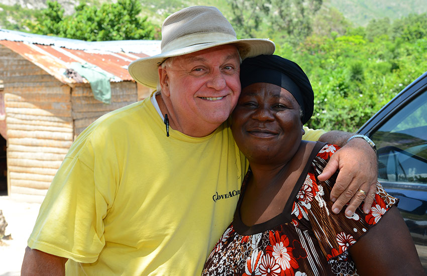 Mark just finished overseeing the construction of a new orphan’s home for Madamn Adeline in Fond Michelle