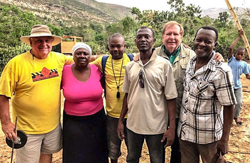  Mark and the Haitian construction crew.