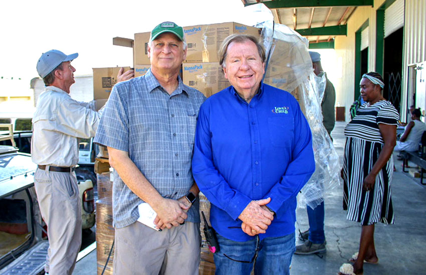 Mark Crea, the Executive Director/CEO of Feed My Starving Children, and Bobby Burnette of Love A Child.