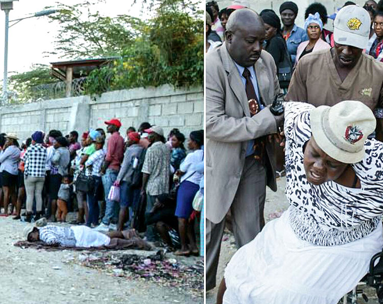 This poor woman was in bad shape when she reached the Jesus Healing Center.