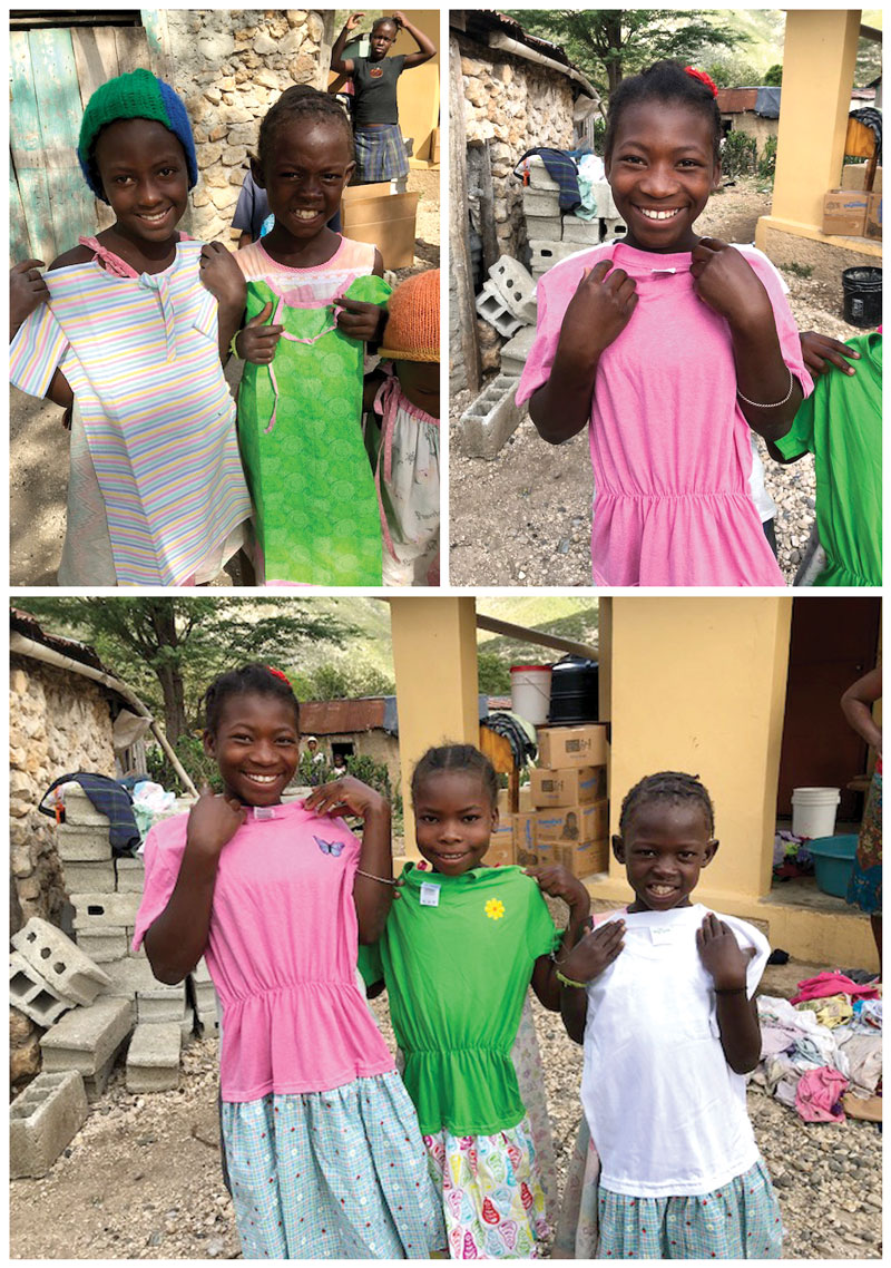 Thank you for the new dresses donation:  4-21-18    8:00 AM