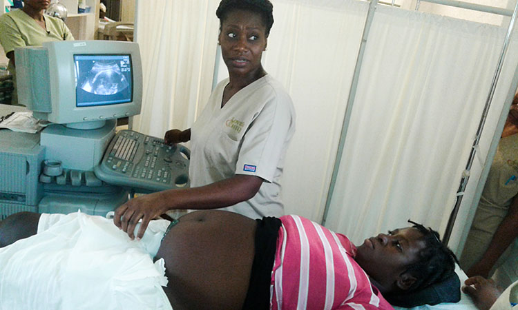 We even have ultra-sound equipment and it is very helpful when examining the pregnant women.