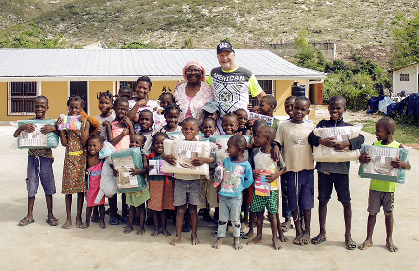 Pastor David George made a trip up to Madamn Adeline’s Orphanage to deliver donations.