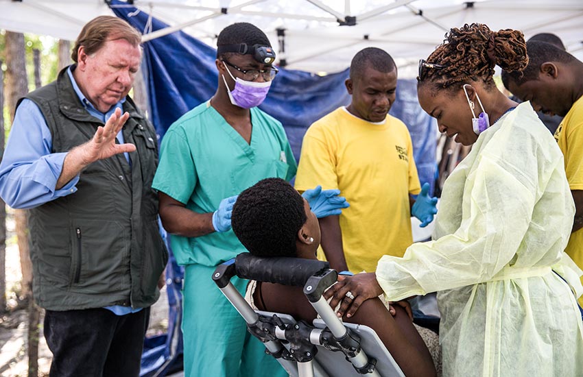 We took these wonderful volunteer doctors and dentists to the heart of Haiti's Voodoo country.