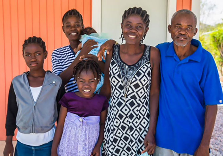 The Vela family who moved from the garbage dump to a new home with new furniture!