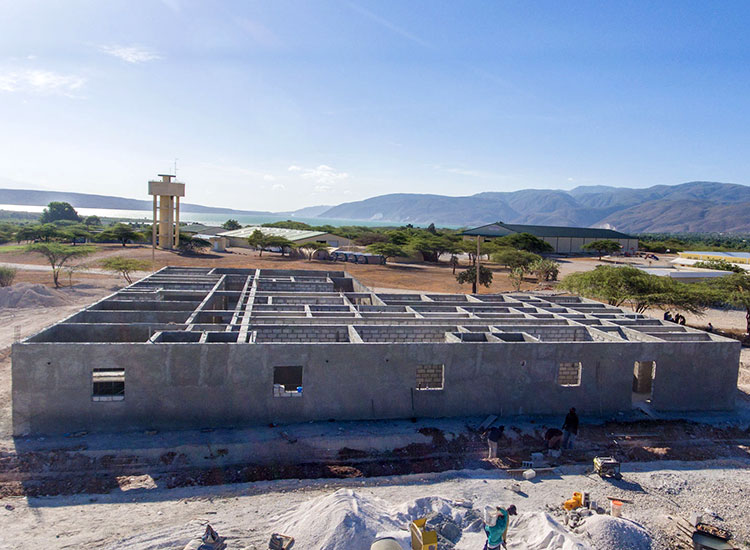 This center will also be a Women's Learning Center to teach Haitian women how to care for their babies.