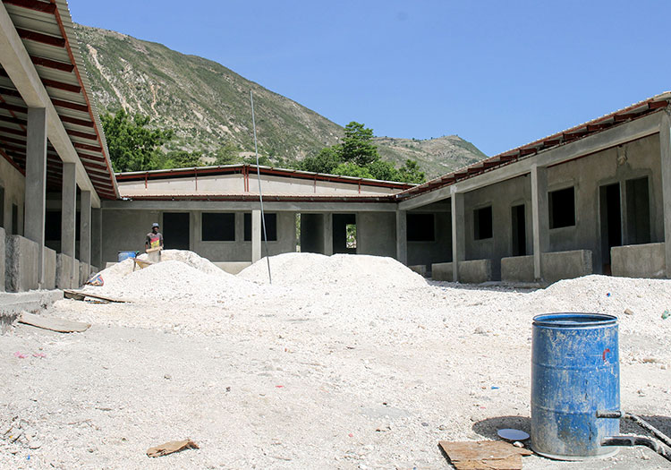 This new school will house about 600 children.