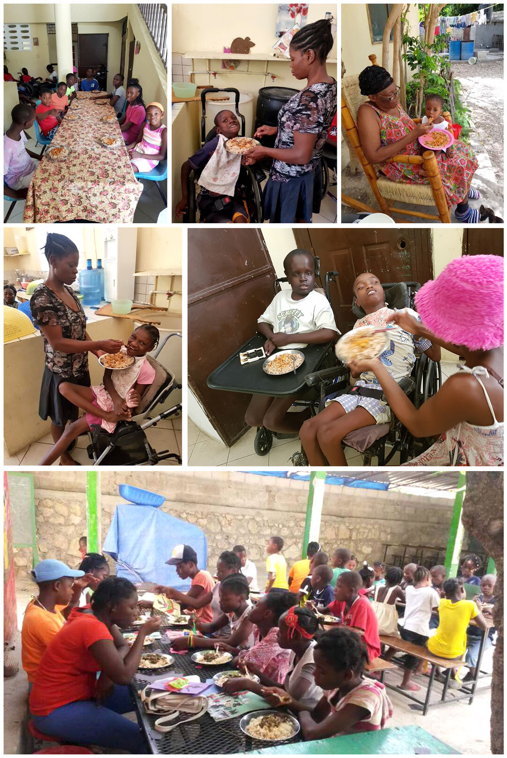 Distributing food to villages and orphanages: 8-2-18  8:25 AM