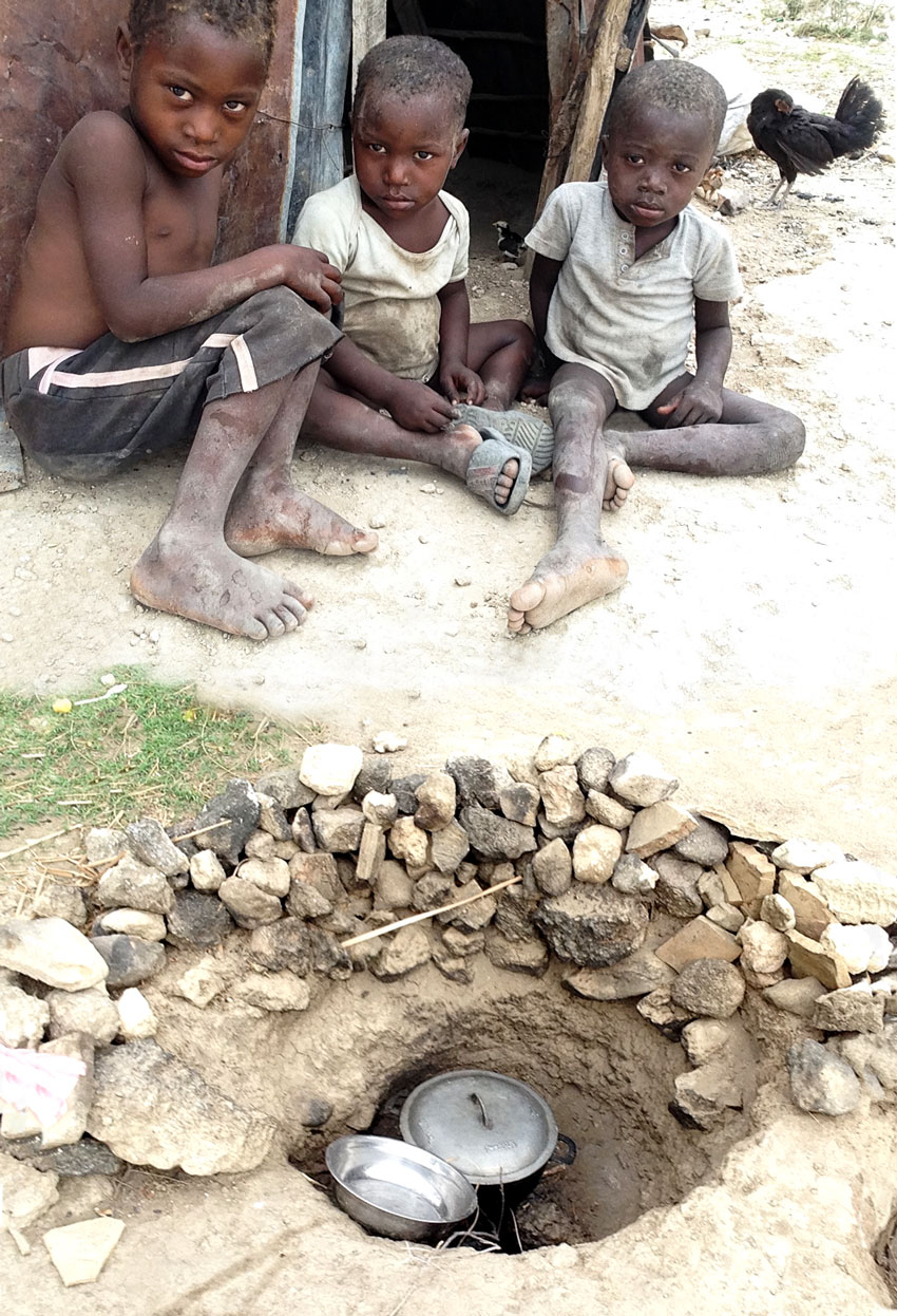 Looking into the eyes of these hungry children is more than we can stand. 