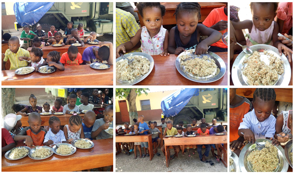 Feeding Children in Haiti:  9-15-18  11:50 AM