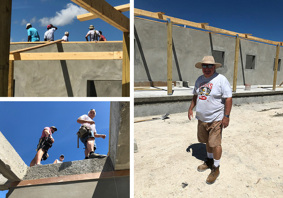 Putting Roof On Birthing Center