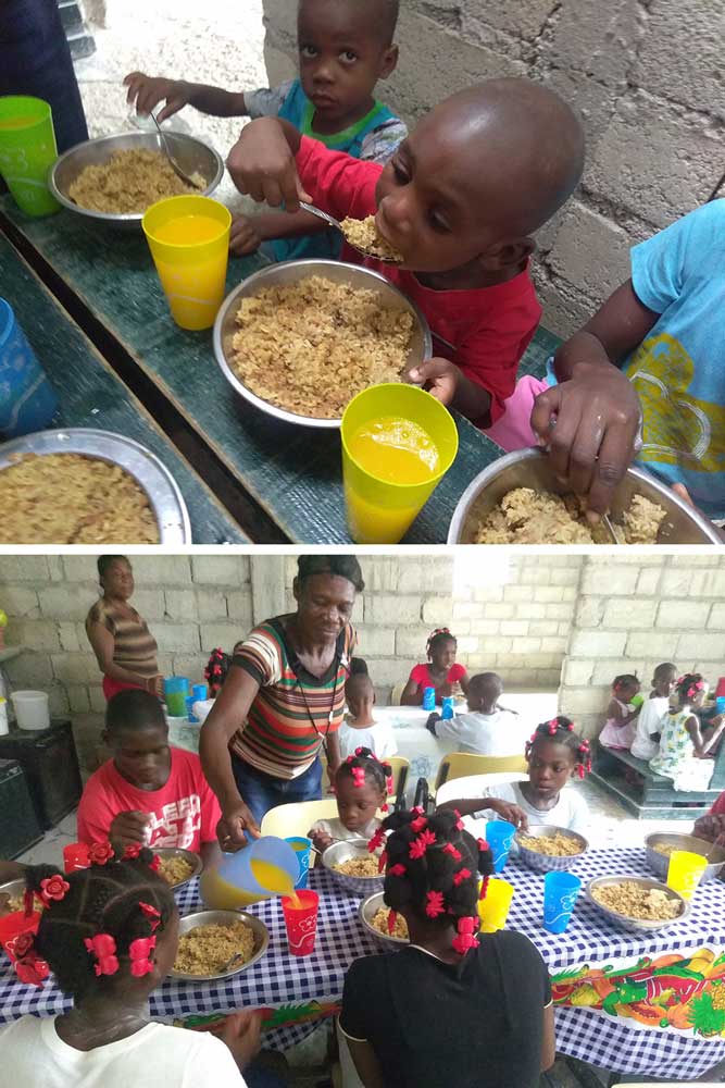 Food Distribution Reverend Jonel