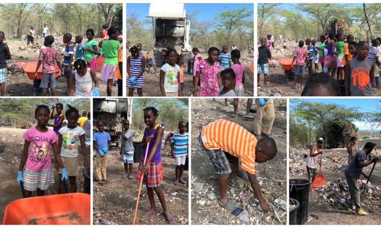 LAC Orphans helping clean up