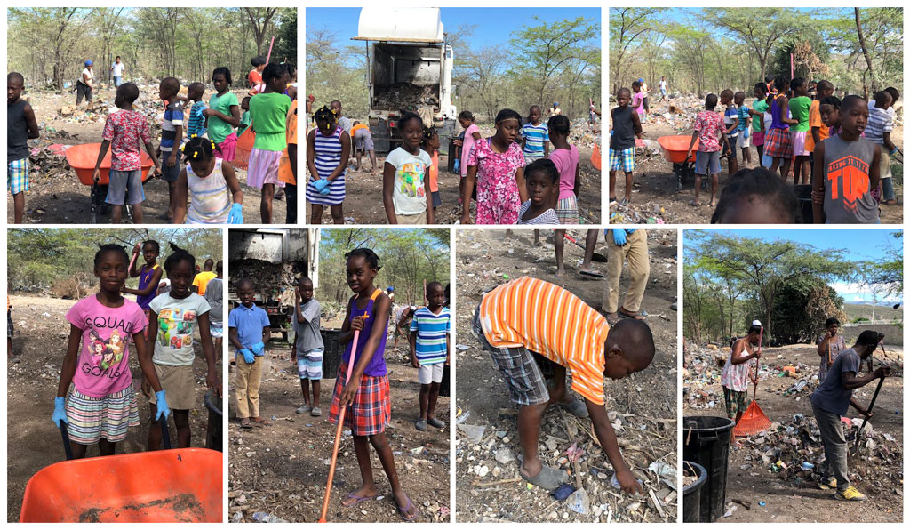 LAC Orphans helping clean up:  10-13-18  11:40 AM