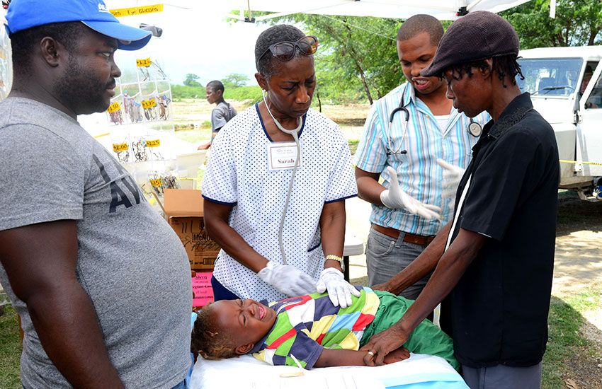 Our Volunteer Medical Team treated over a thousand people.