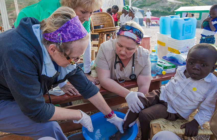 This Mobile Medical Clinic team provided the only medical care many of these people would ever receive.