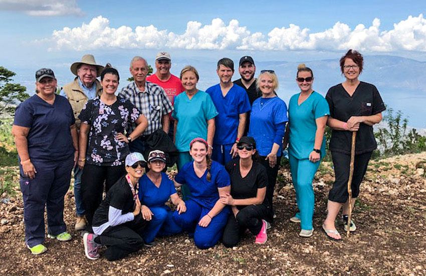 This medical team included doctors and nurses, and a great pharmacy set up.