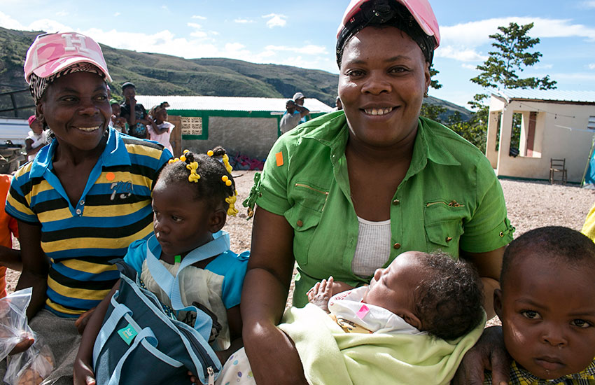 Hundreds of Haitians walked the entire night with babies in their arms to come to our Mobile Medical Clinic. 