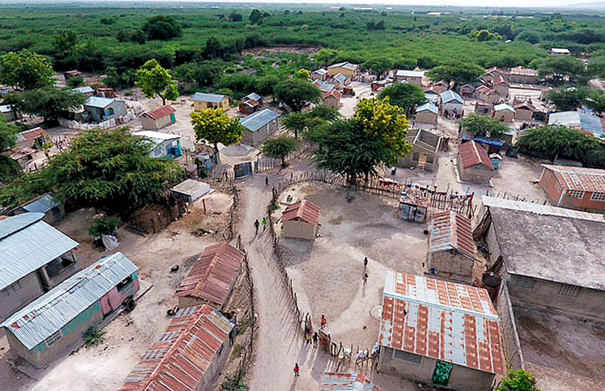 The Lord brought us to Chambrun, a large Voodoo village.