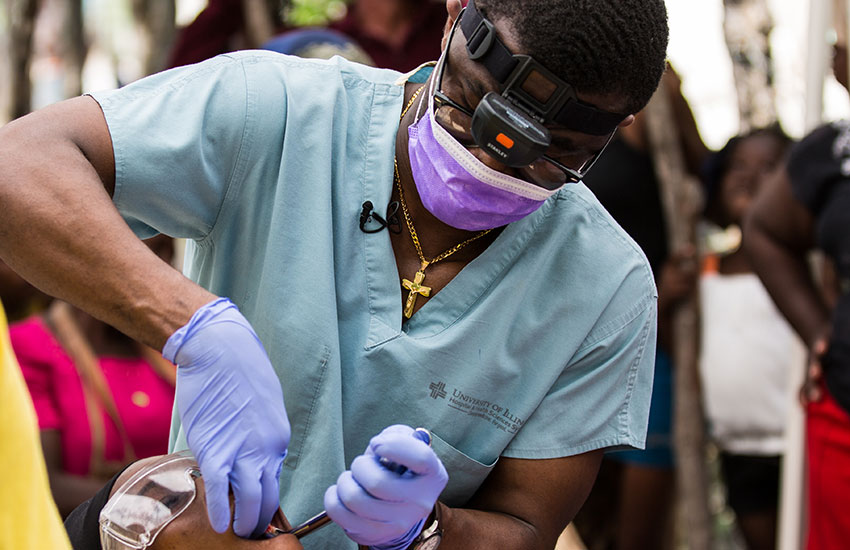 The Mobile Medical Clinic team that went to Chambrun was such a sweet team, and most have a Nigerian background.