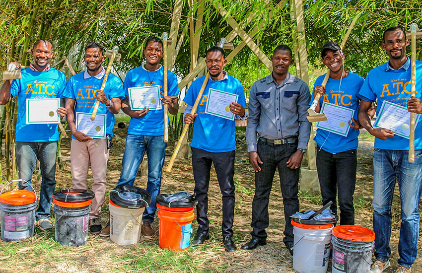 Graduating students from our Agricultural Training Center program.