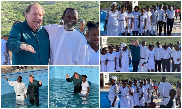 Water Baptism at Pastor Claude’s Orphanage