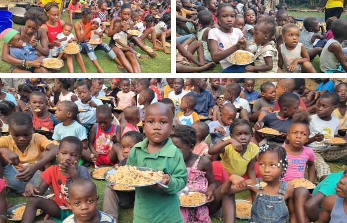 Feeding in Baro in South Haiti: