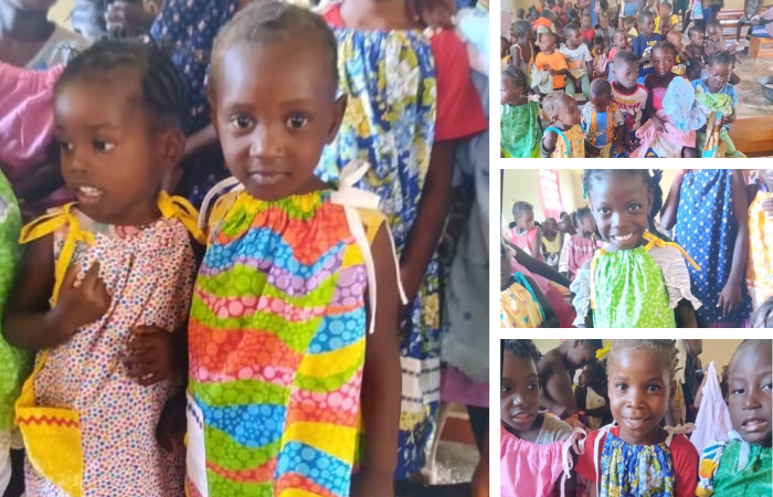 Poor Haitian Children Delighted With Clothes