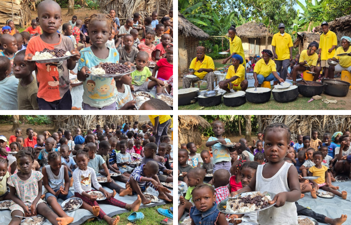 THE JOY OF FEEDING CHILDREN!