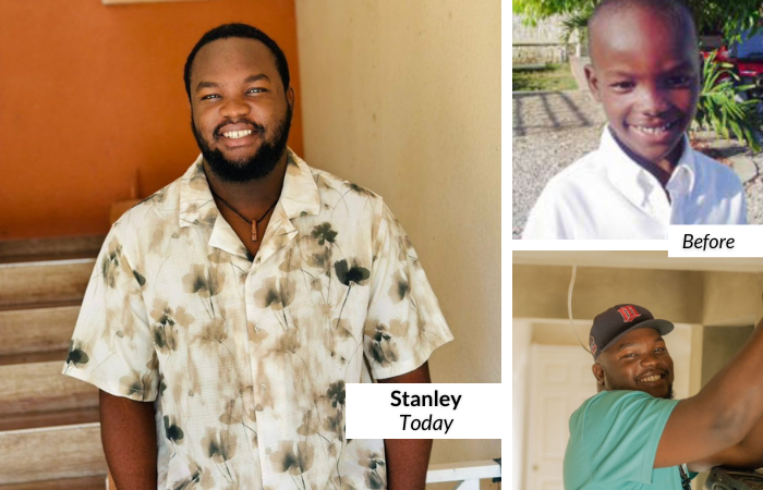 Stanley… He’s a big “teddy bear!”