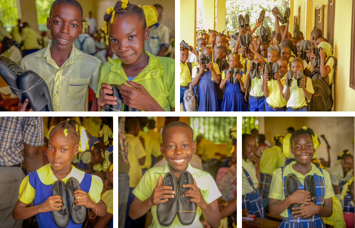 “We Got New Shoes for School!”