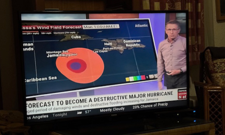 Update on Tropical Storm Melissa