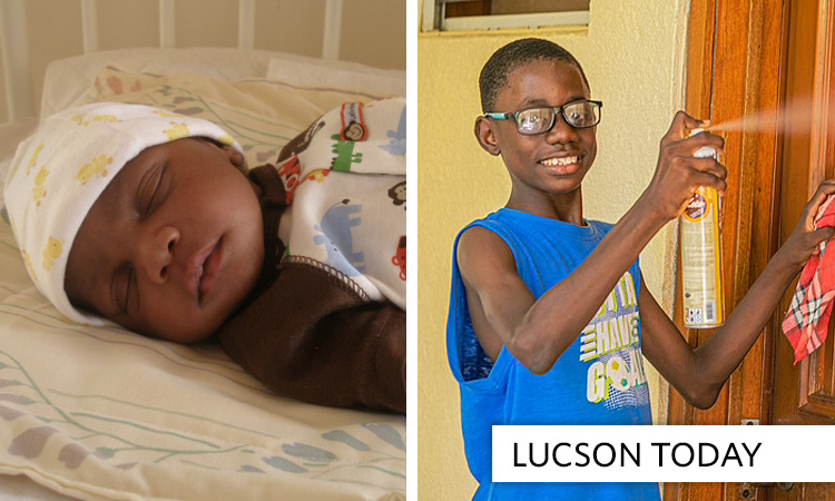 Lucson Victor has been with us since he was a baby!