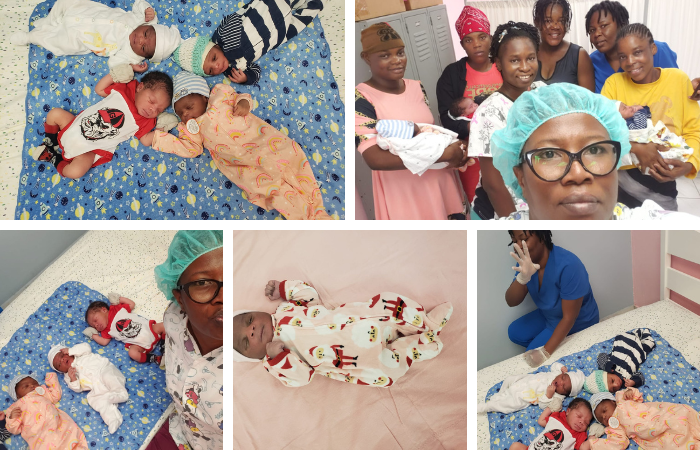 Five Babies Born in One Day! Wow!