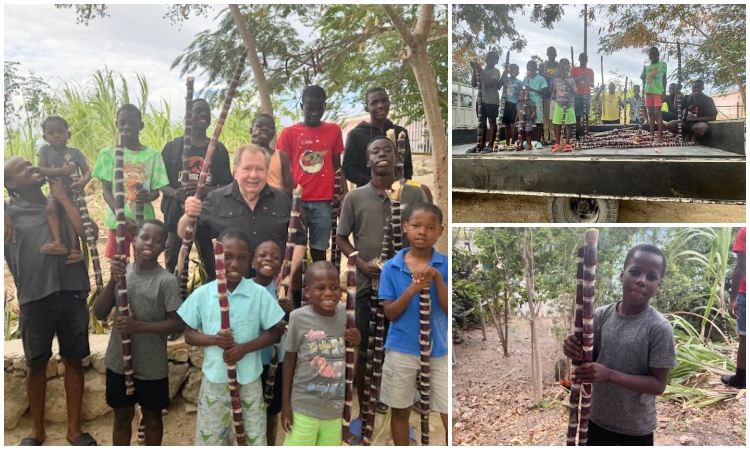 Cutting Sugar Cane with the Boys!