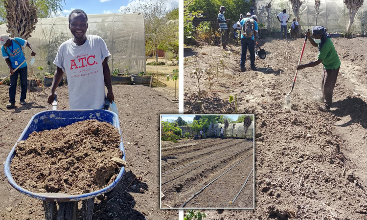 Students Learn by Preparing New Gardens…
