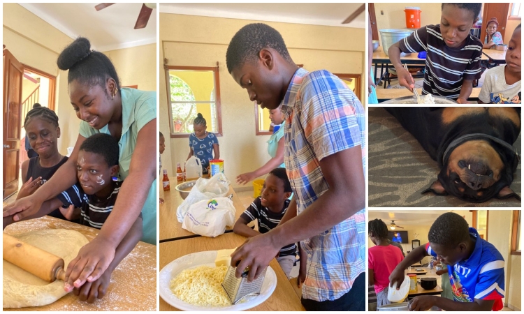 Making Pizza at Our Love A Child Orphanage