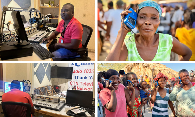 24 hours a day. 7 days a week. Reaching thousands across eastern Haiti.